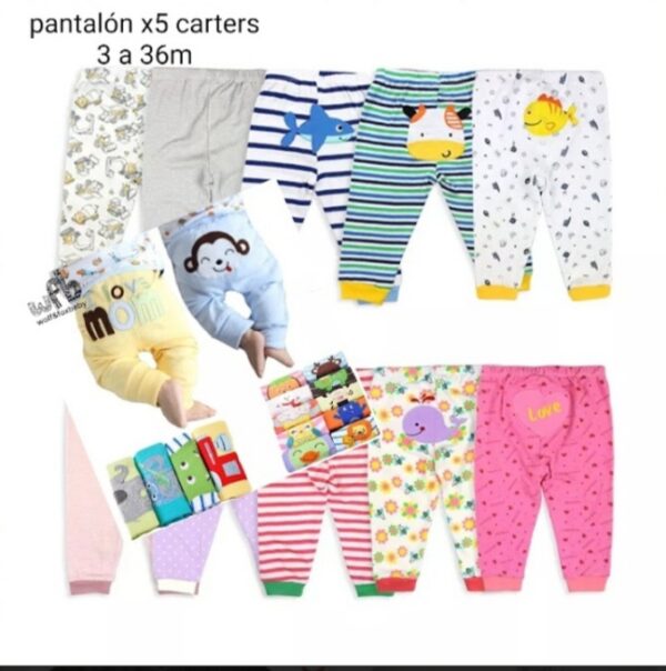 pantales carters set por cinco