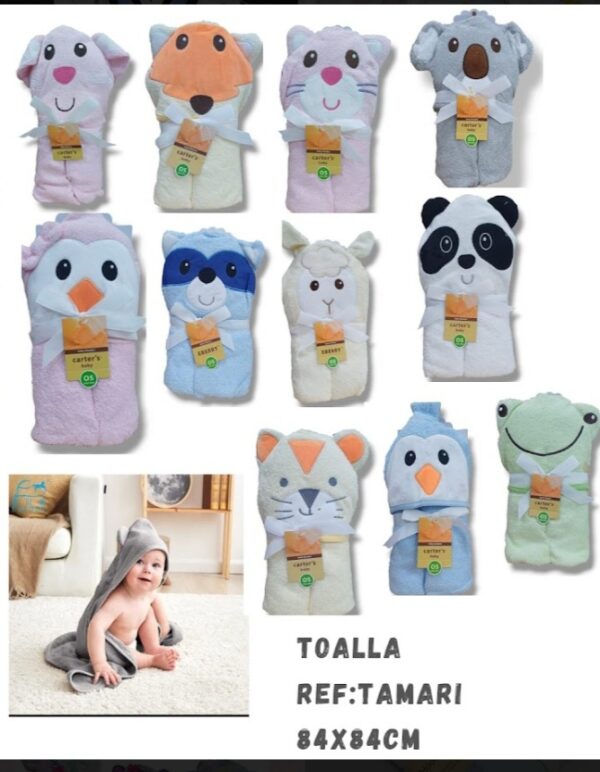 toalla carters baby capota